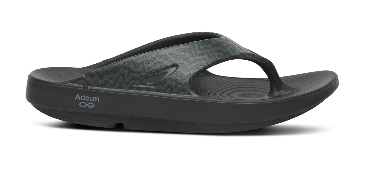 Men'S OOFOS X Adsum OOriginal Limited Sandal - Black - Image 2