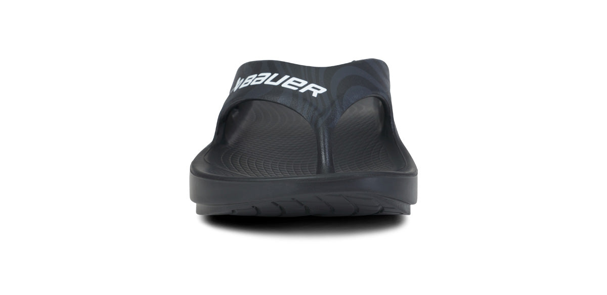 BAUER/OOFOS Women'S OOriginal Sport Sandal – Black Asphalt - Image 3
