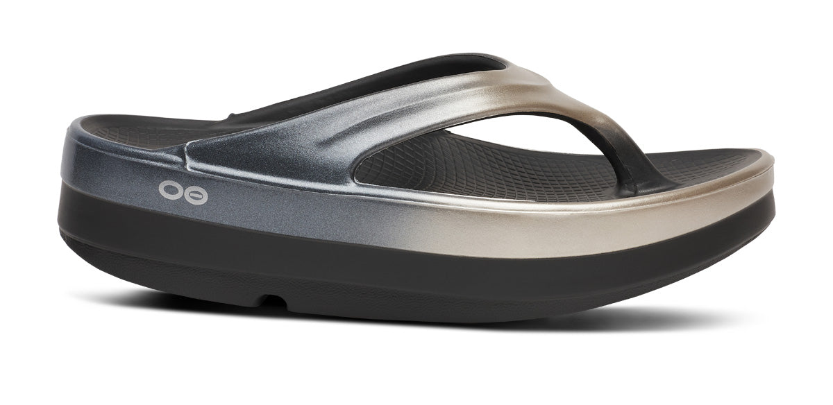 Women'S OOmega OOlala Stacked Sandal - Latte Fade - Image 2