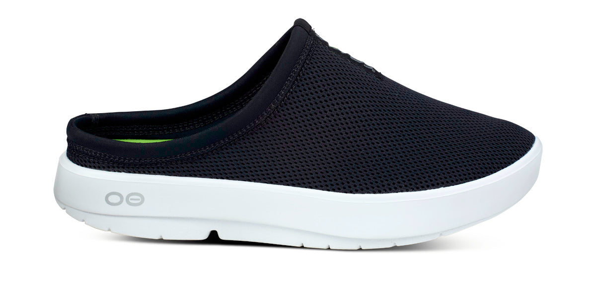 Men'S OOcoozie Sport Mule - White Black (SALE) - Image 2