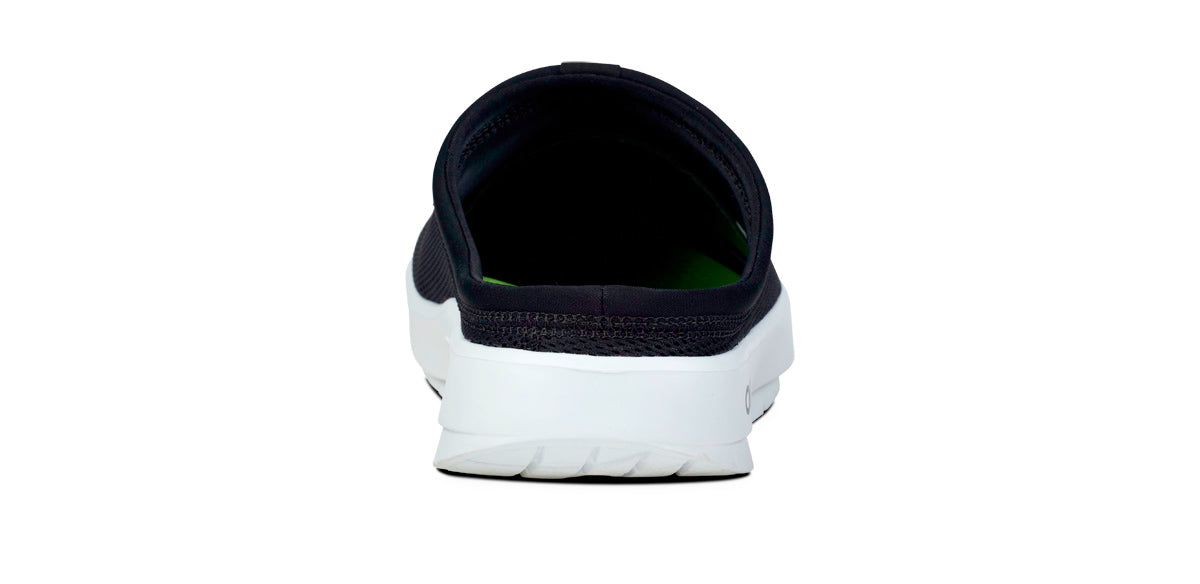 Men'S OOcoozie Sport Mule - White Black (SALE) - Image 5