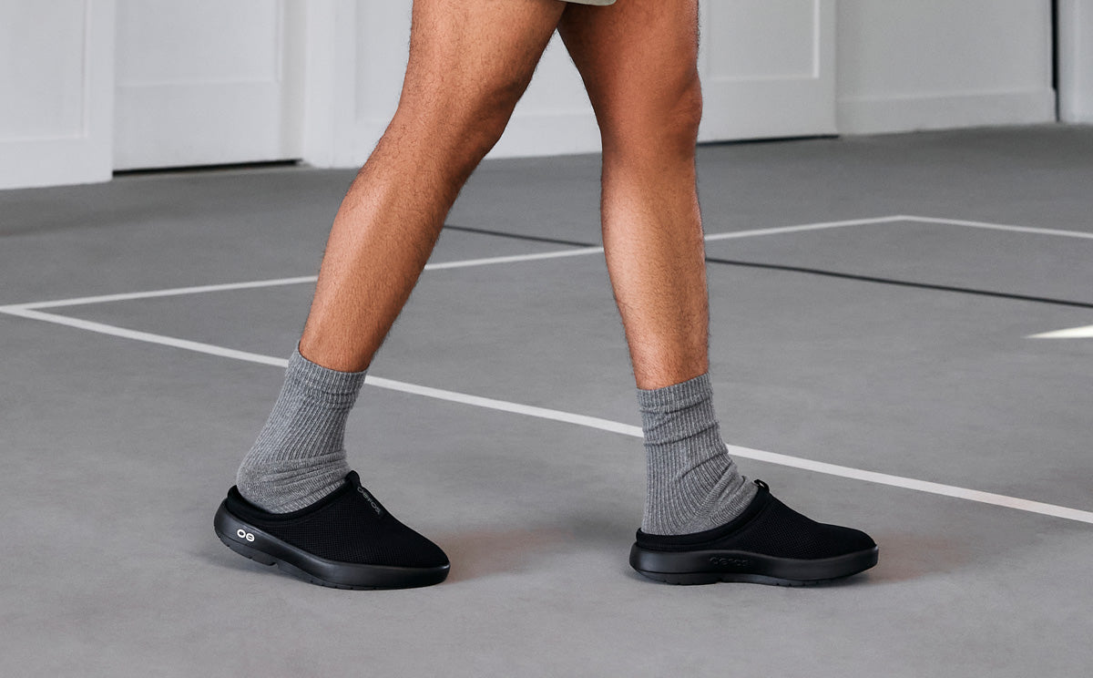 Men'S OOcoozie Sport Mule - Black (SALE) - Image 8