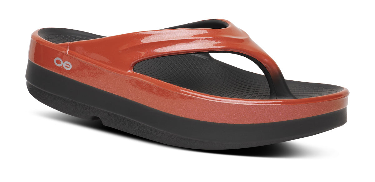 Women'S OOmega OOlala Stacked Sandal - Copper