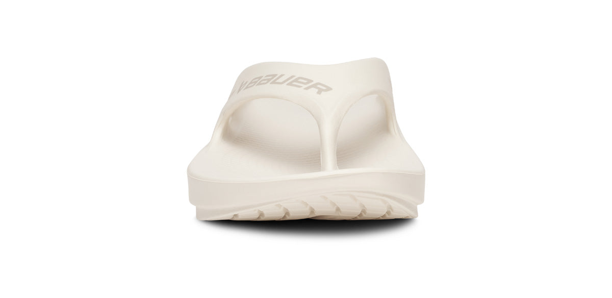 BAUER/OOFOS Men'S OOriginal Sport Sandal – Chalk - Image 3