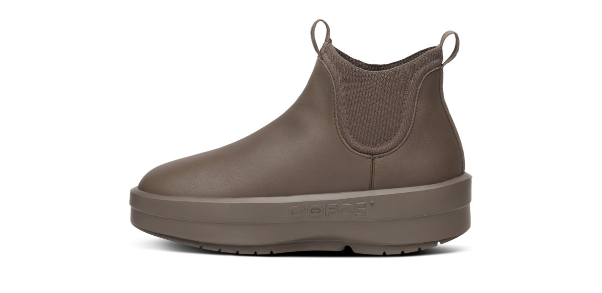 Women'S OOmega Leather Londoner - Truffle - Image 4