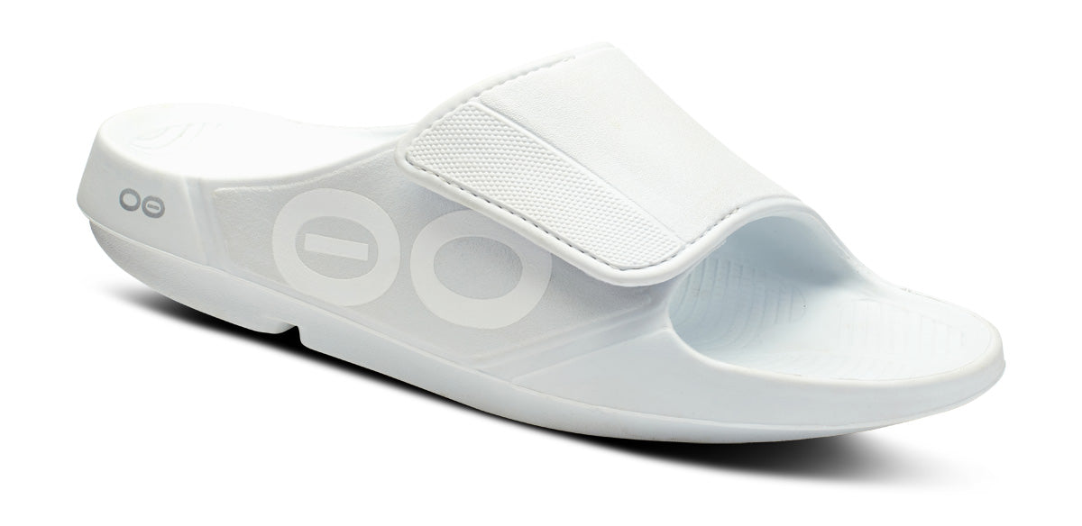 Men'S OOahh Sport Flex Sandal - White