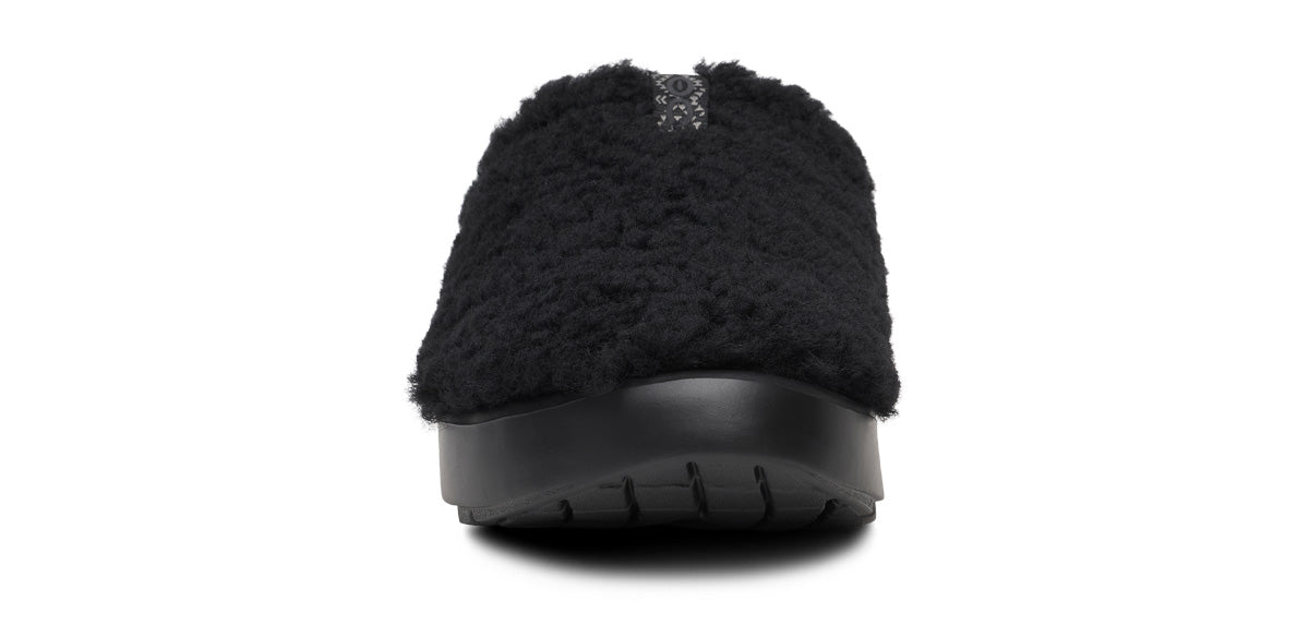 Women'S OOcoozie Sherpa Mule - Black - Image 3