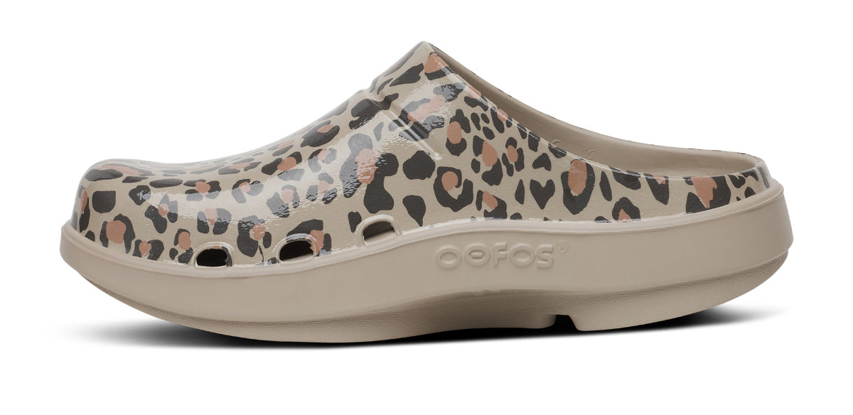 Women'S OOcloog Limited Edition Clog - Nomad Leopard - Image 4