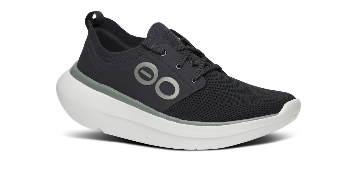 Men'S OOmy Stride - White Black